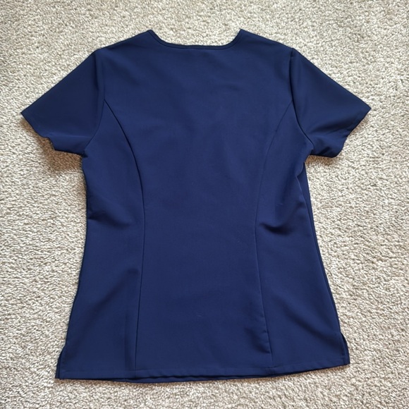 Figs Slim Catarina One Pocket scrub top navy blue small - Picture 4 of 5